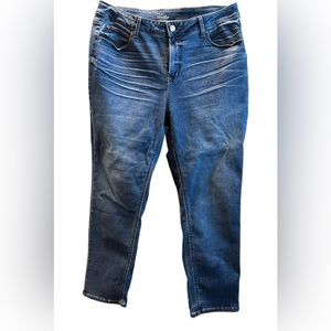 Women’s Plus Size Denim Time and Tru Straight Leg Jeans Size 18